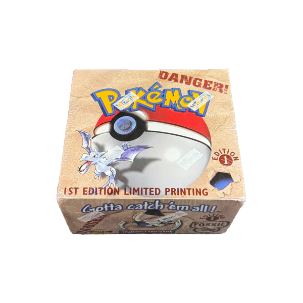 Vintage Pokemon TCG: 1st Edition Fossil Booster Box (Sealed)