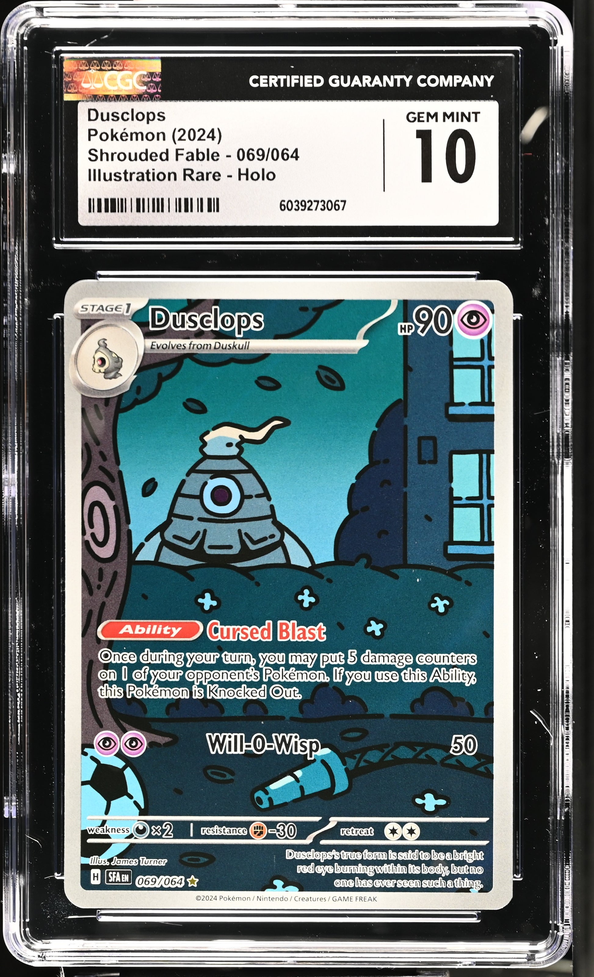 Dusclops 069/064 2024 Shrouded Fable CGC 10 6039273067