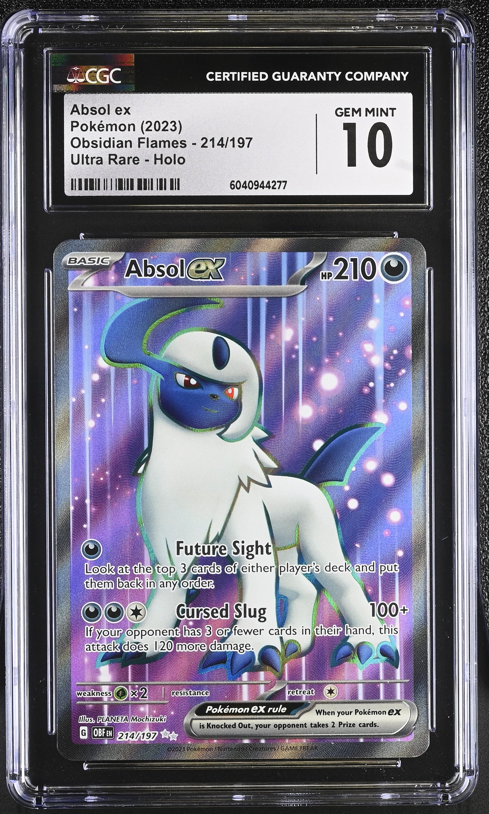 Absol ex 214/197 2023 Obsidian Flames 10 6040944277