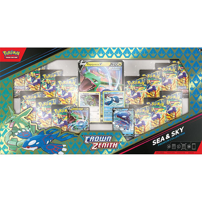 Pokemon TCG: Crown Zenith Sea & Sky Premium Collection Box