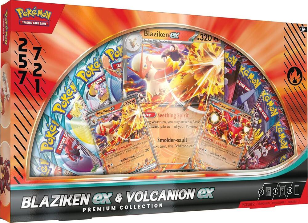 Pokemon TCG: Blaziken ex & Volcanion ex Premium Collection