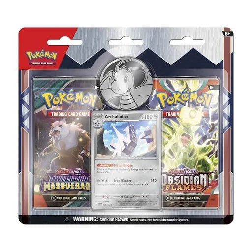 Pokémon TCG: Archaludon Promo Blister Pack – Twilight Masquerade & Obsidian Flames
