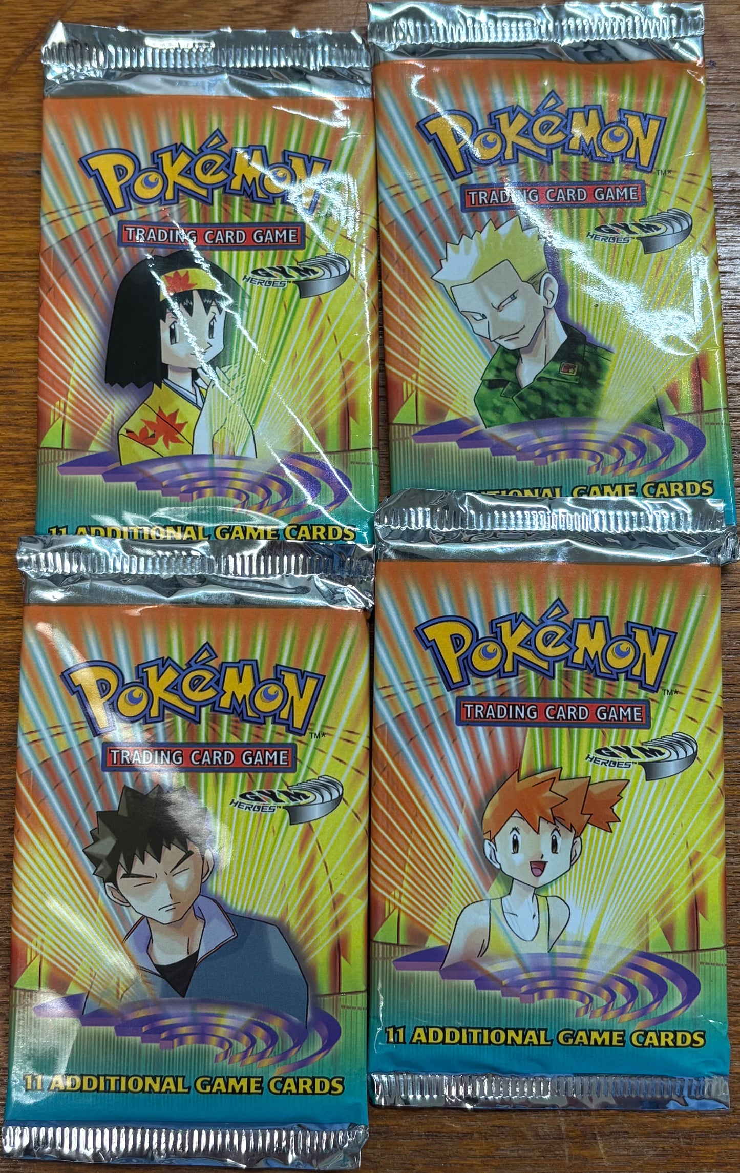 Vintage Pokemon TCG: Gym Heroes Unlimited Booster Pack