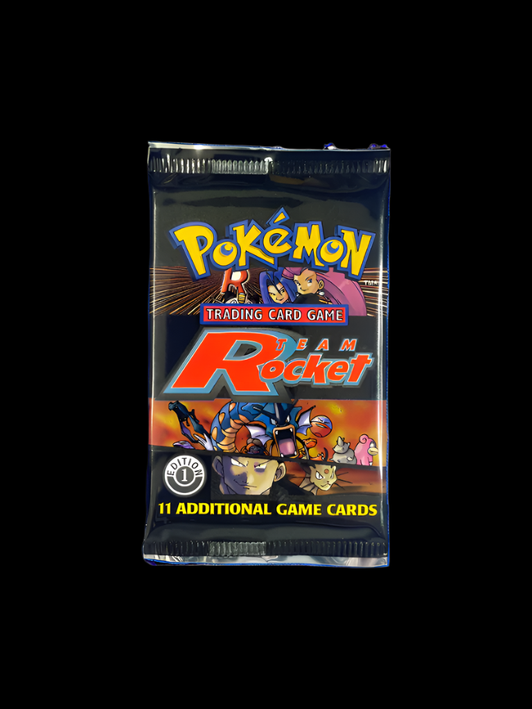 Vintage Pokemon TCG: 1st Edition Team Rocket Booster Pack