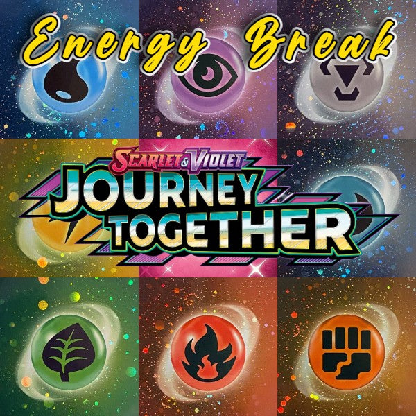 ENERGY BREAK Pokemon TCG: Journey Together 100 Booster Packs