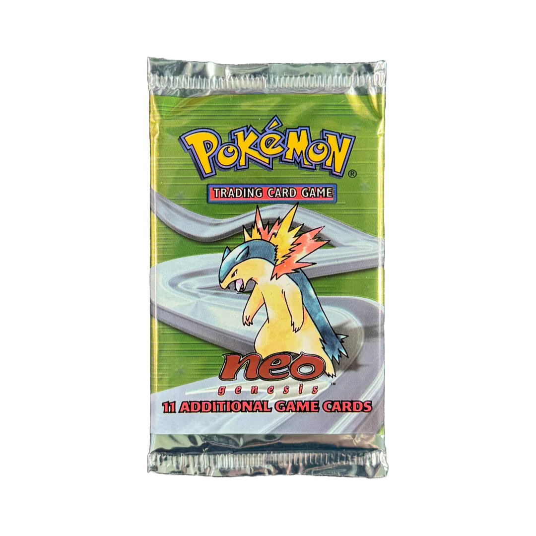 Vintage Pokémon TCG: Neo Genesis Booster Pack Unlimited (BOX FRESH)
