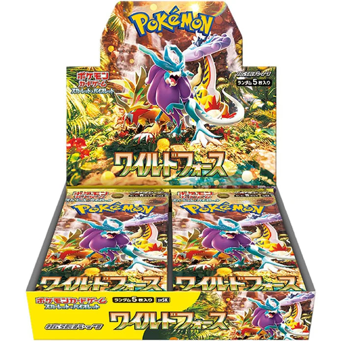 Japanese Pokémon TCG: SV5k Wild Force Booster Box