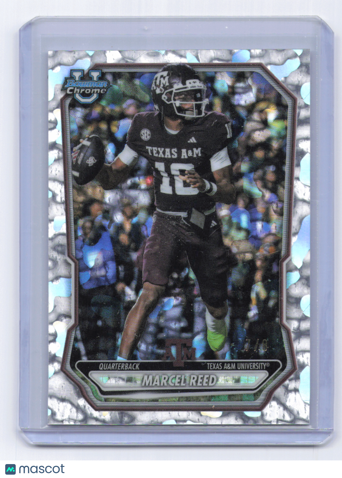 2026 Bowman Chrome University Football Marcel Reed #BCP-74 /8