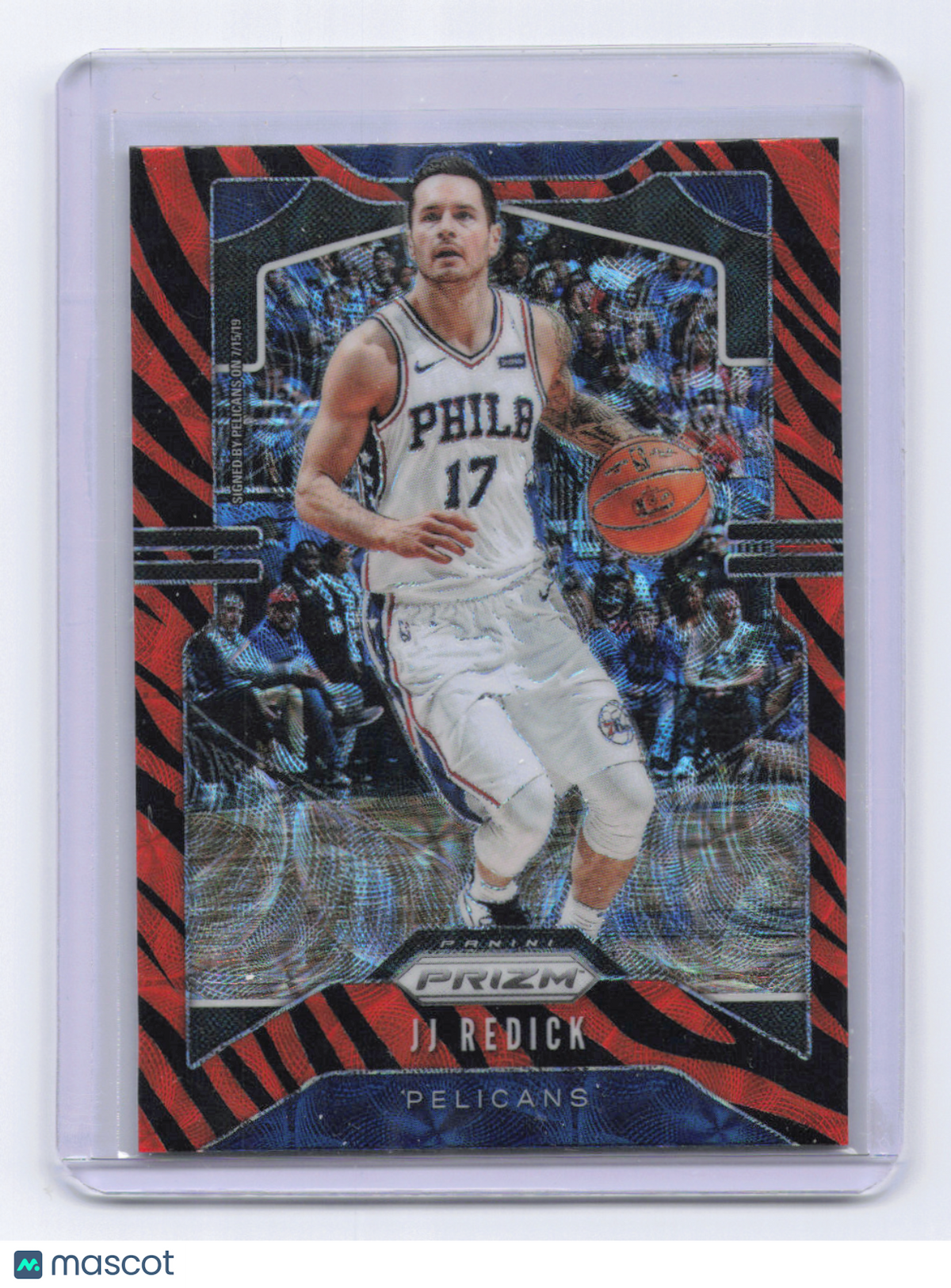 2019 Panini Prizm JJ Redick #36 Tiger Stripe