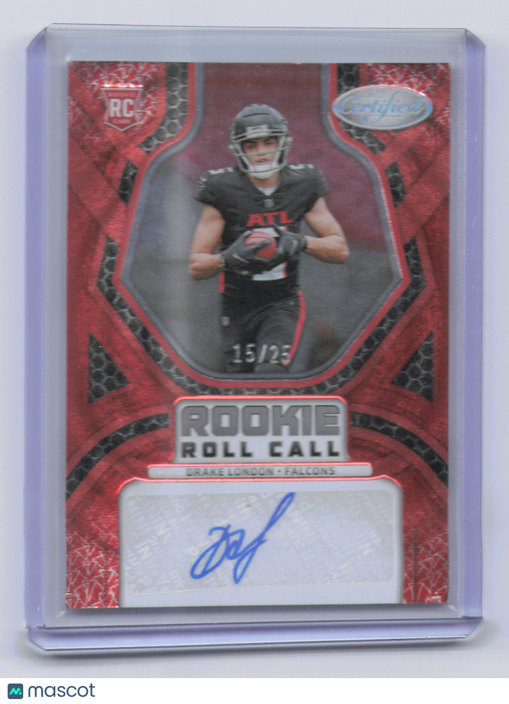 2022 Panini Certified Drake London #RCS-DL /25 RC