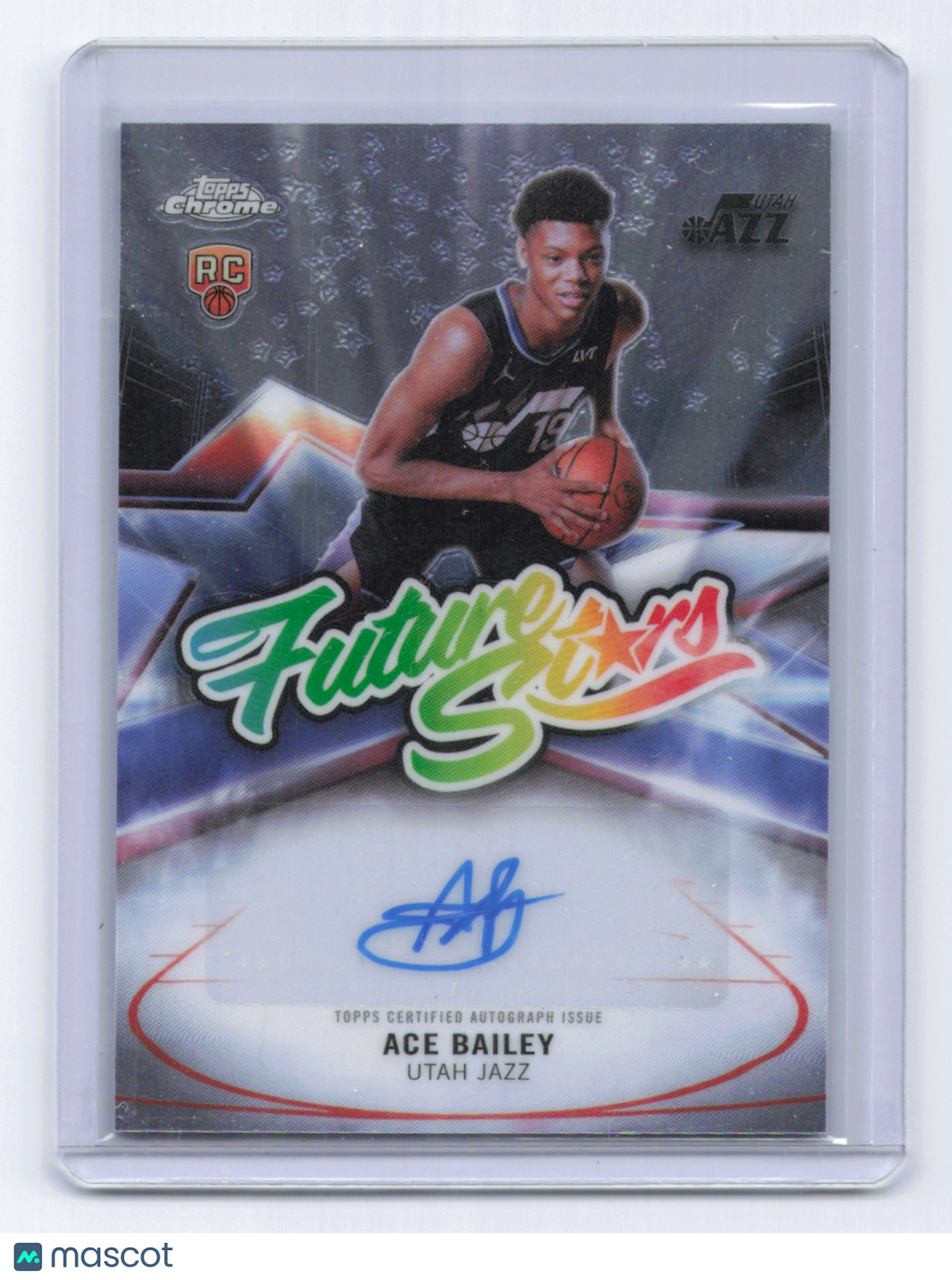 2025 Topps Chrome Basketball Ace Bailey #FS-AB Auto RC