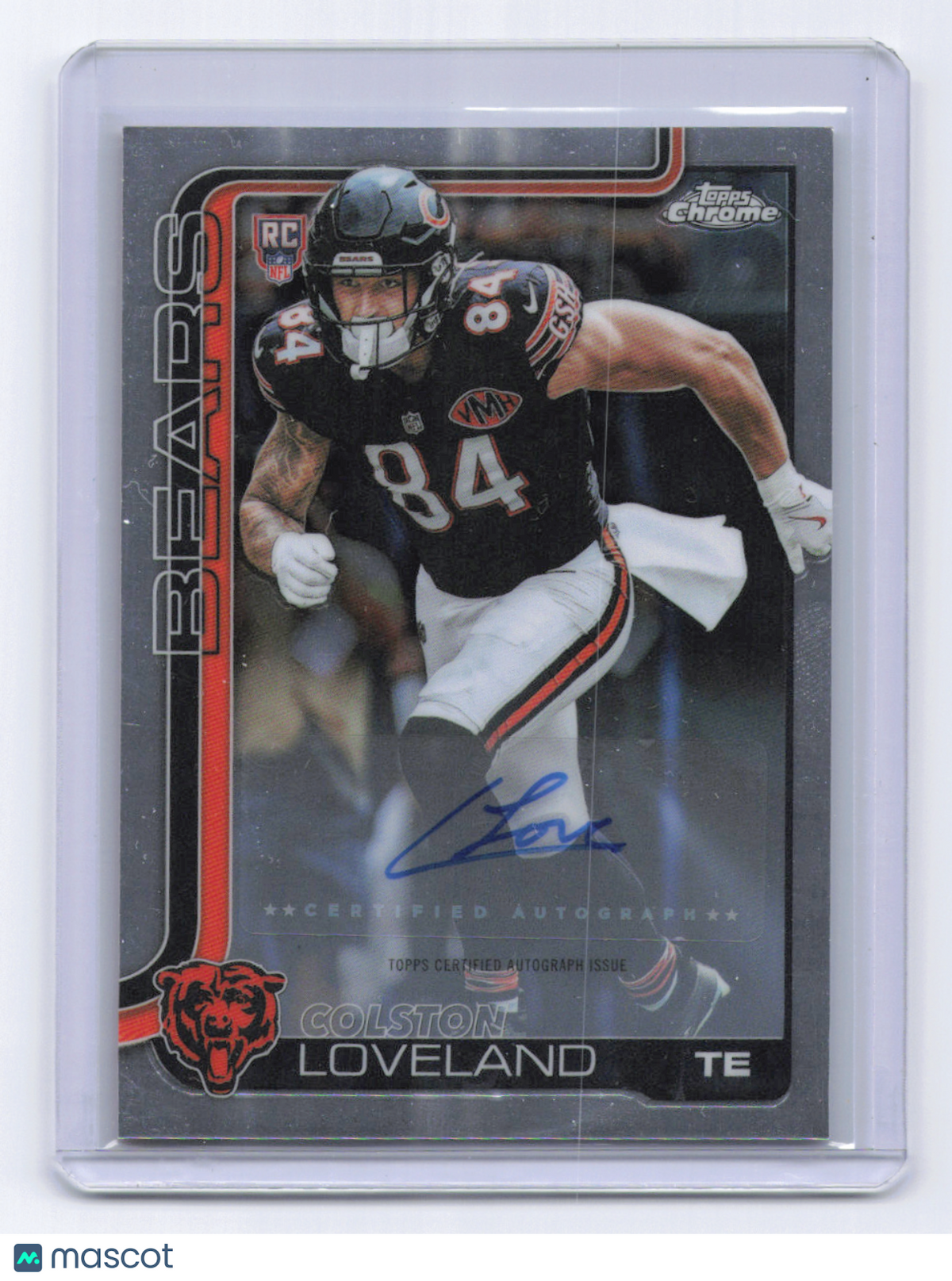 2025 Topps Chrome Football Colston Loveland #RA-CL Rookies Autograph Variation