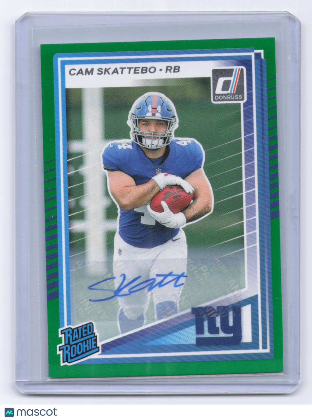 2025 Panini Donruss Cam Skattebo #302 Green