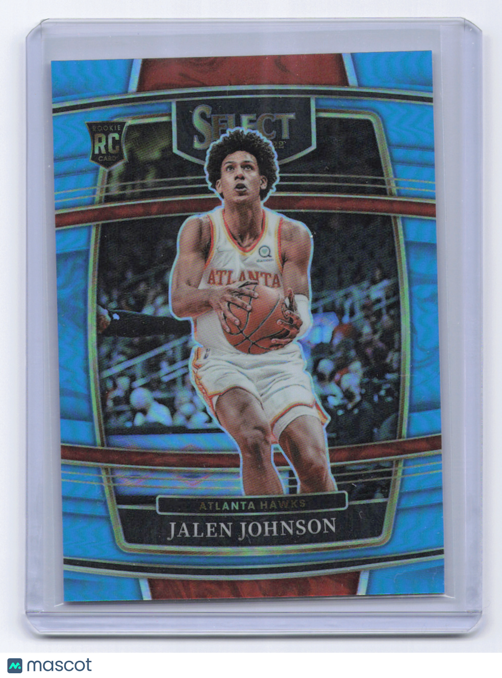 2022 Panini Select Jalen Johnson #17 Light Blue Prizm /299 RC