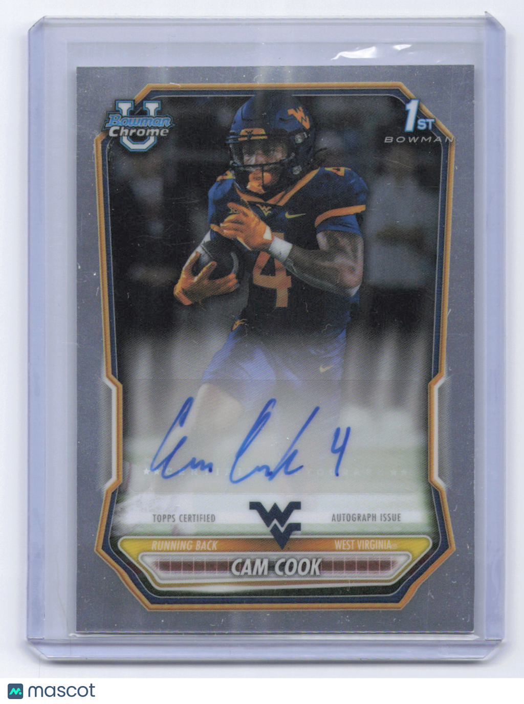 2026 Bowman Chrome University Football Cam Cook #BCPA-CCO