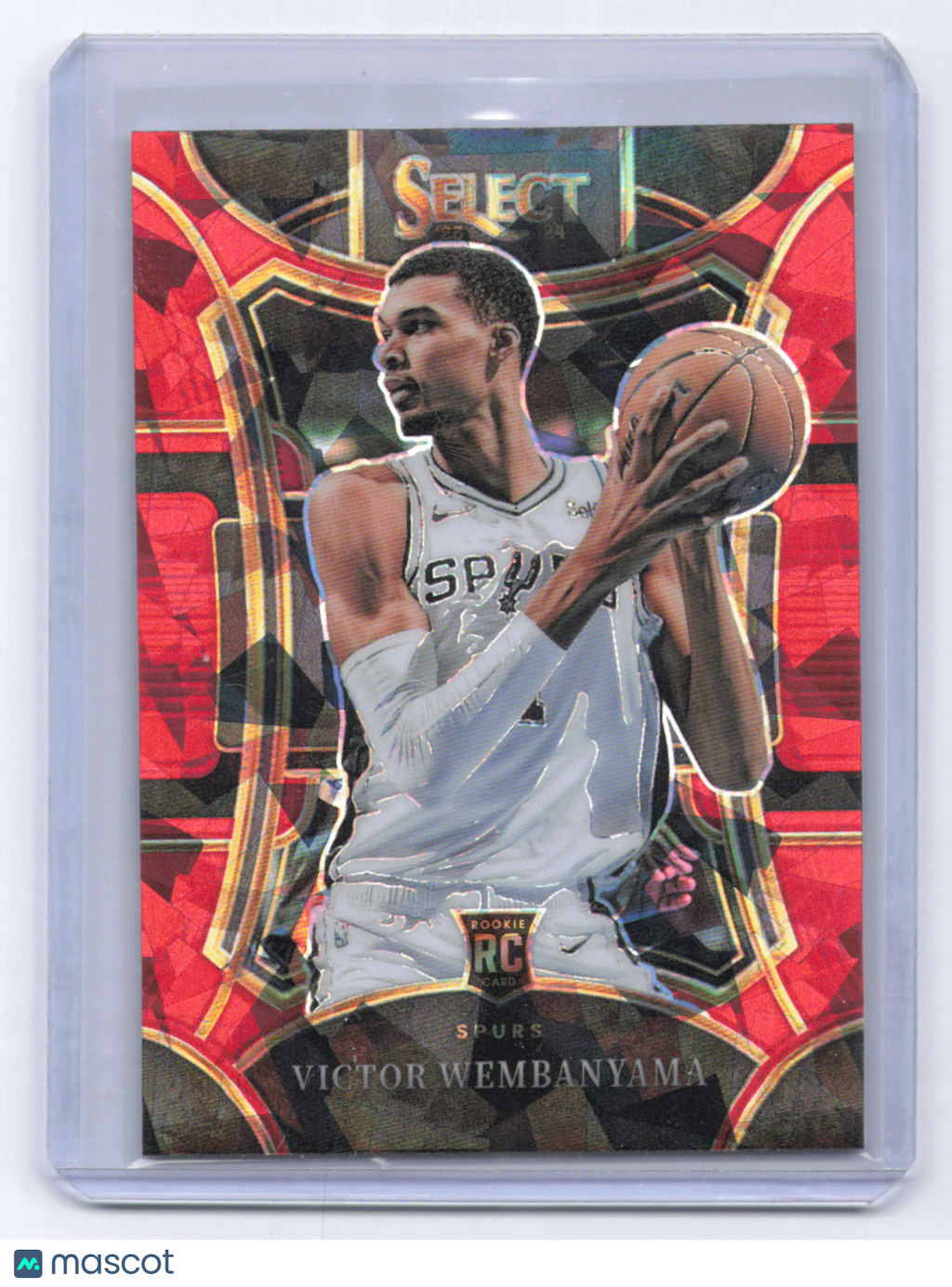 2024 Panini Select Victor Wembanyama #311 Red Cracked Ice RC