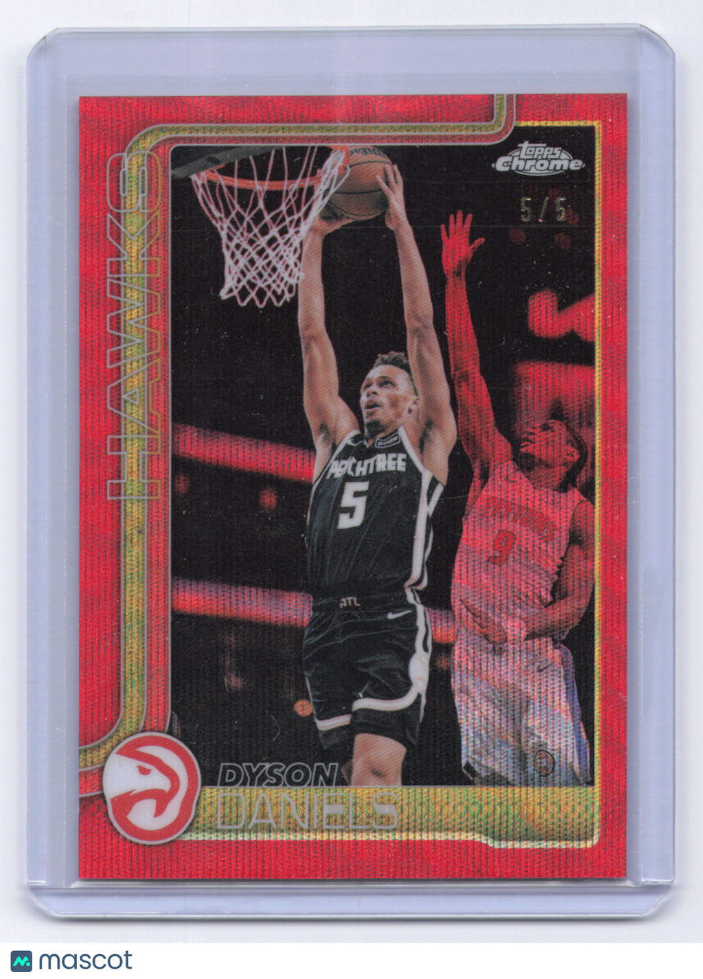 2026 Topps Chrome Dyson Daniels #59 Red Wave Refractor /5
