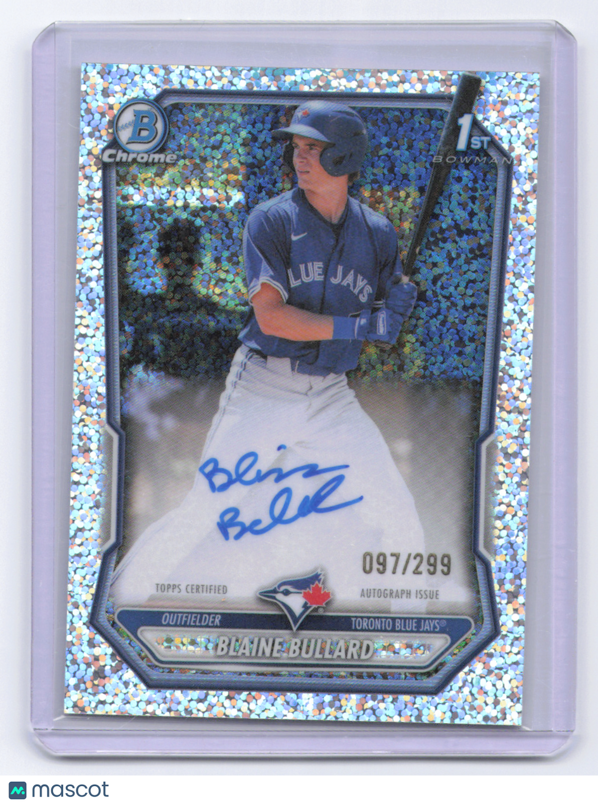 2026 Bowman Chrome Blaine Bullard #CPA-BB Speckle Refractor /299