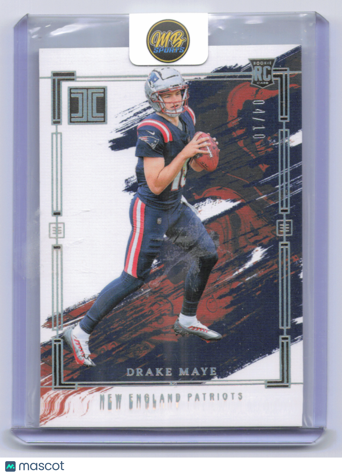 2024 Panini Impeccable Drake Maye #73 /10 RC