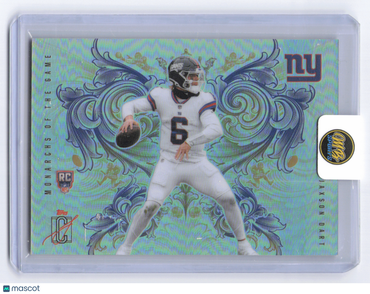 2025 Topps Signature Class Jaxson Dart #MTG-12 Monarchs of the game RC