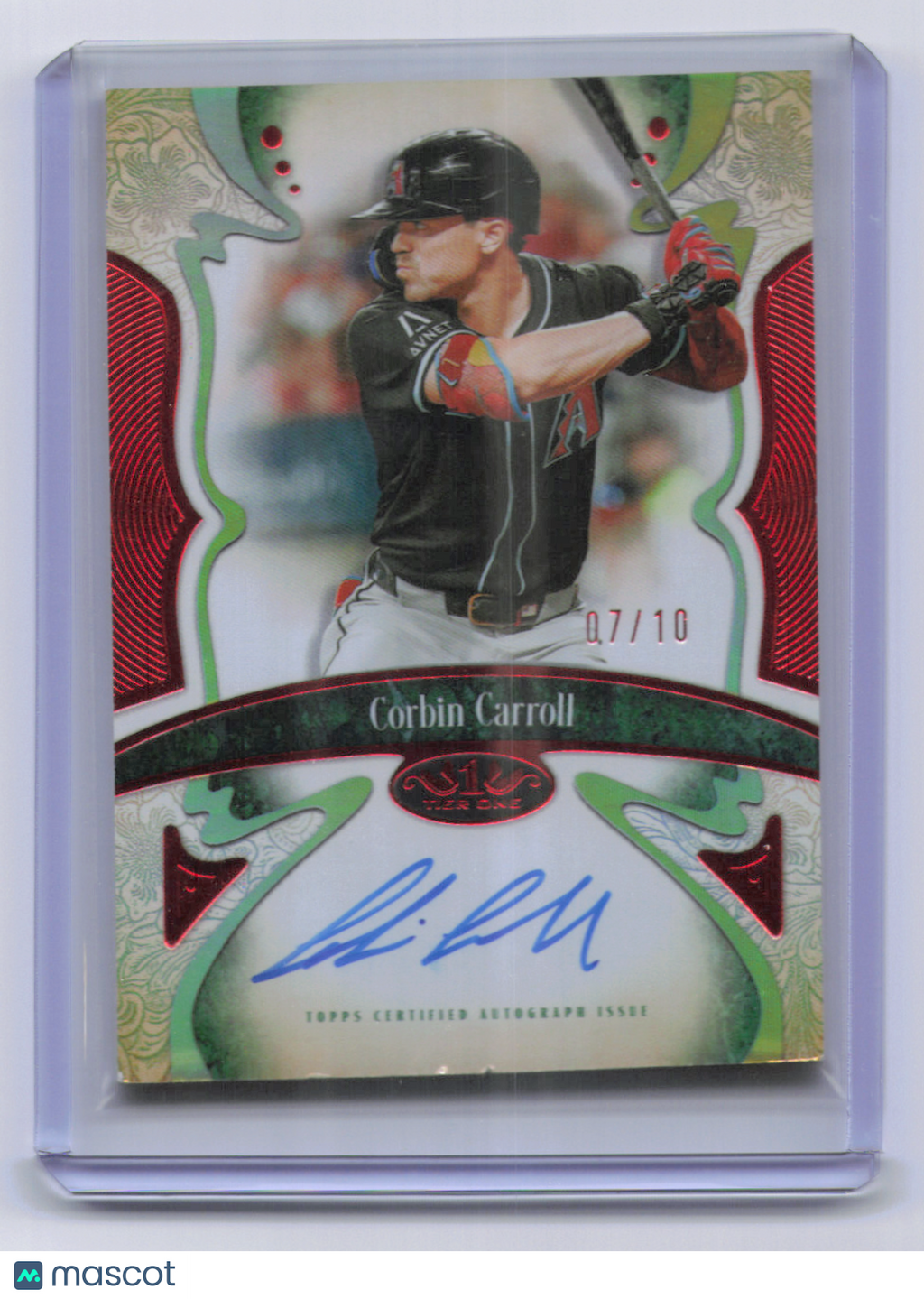 2026 Topps Tier One Corbin Carroll #CA-CC Gold /10 Auto
