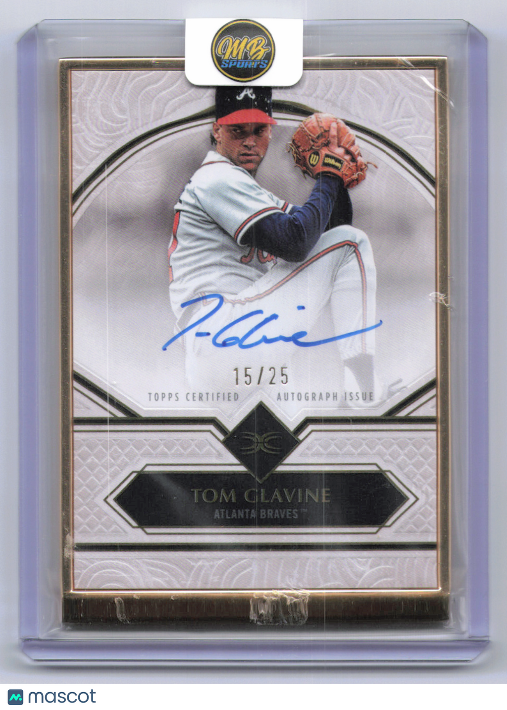 2025 Topps Definitive Collection Tom Glavine #FAC-TG /25