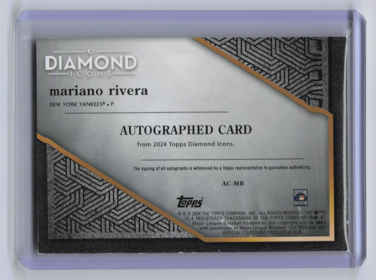 2024 Topps Diamond Icons Mariano Rivera #AC-MR Red /5