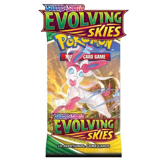 (1) Pokémon TCG: Sword & Shield SWSH07 Evolving Skies Booster Pack