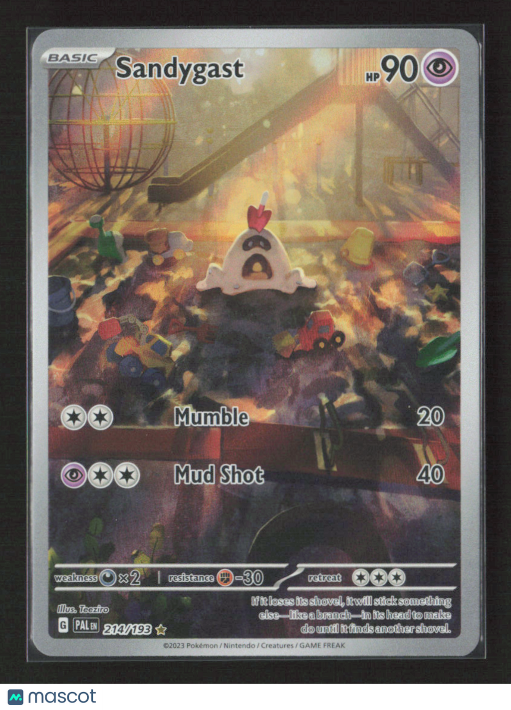 2023 Pokemon Sandygast - 214/193 #214/193 Illustration Rare