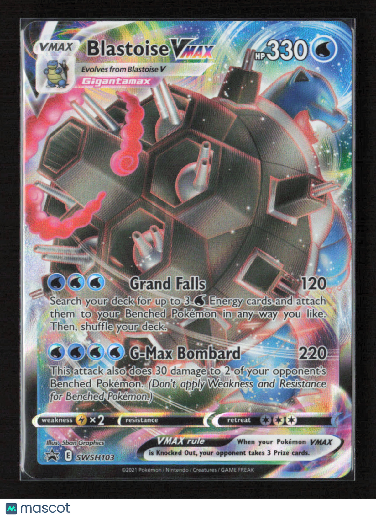 2023 Pokemon Blastoise VMAX - SWSH103 #SWSH103 Promo