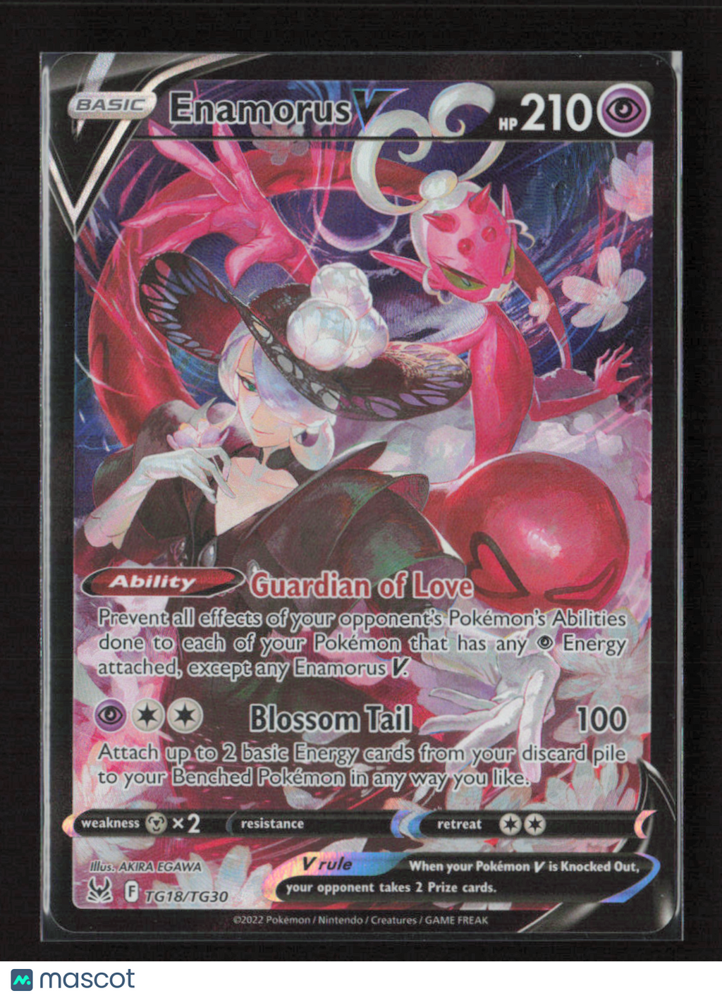 2022 Pokemon Enamorus V #TG18/TG30 Ultra Rare