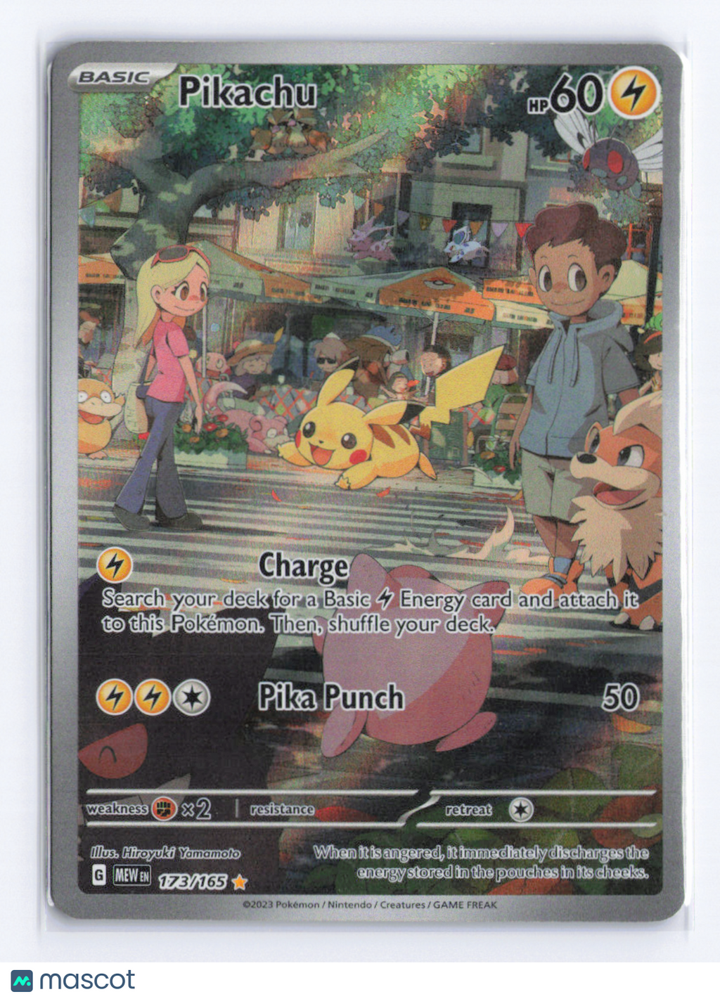 2023 Pokemon Pikachu #173/165 FA