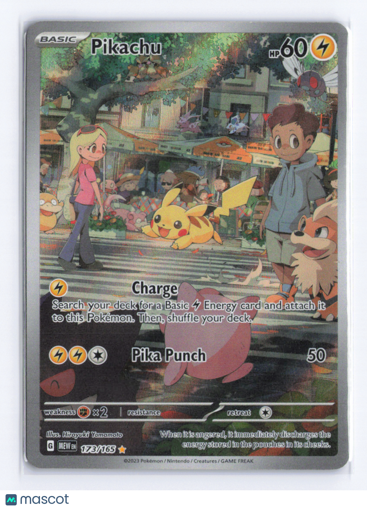2023 Pokemon Pikachu #173/165 FA