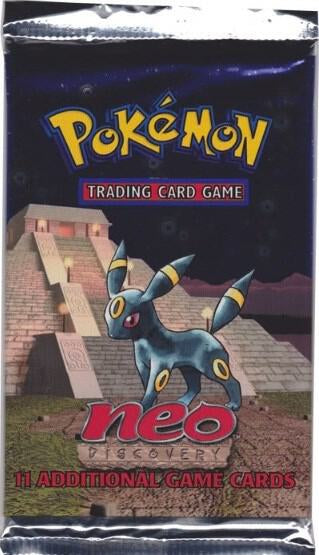 Vintage Pokemon TCG: Neo Discovery Unlimited Booster Pack