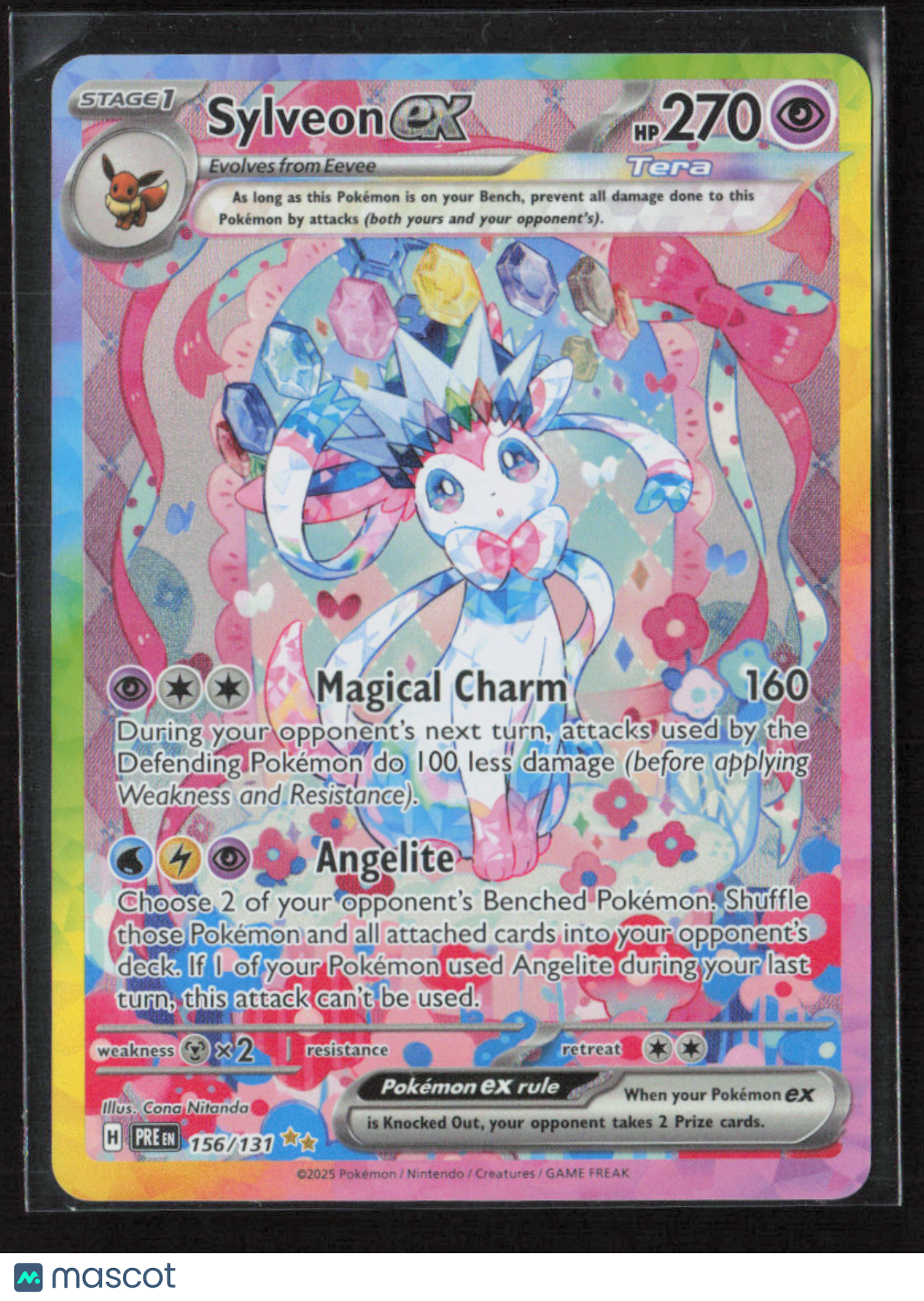 2025 Pokemon Sylveon ex - 156/131 #156/131 Special Illustration Rare