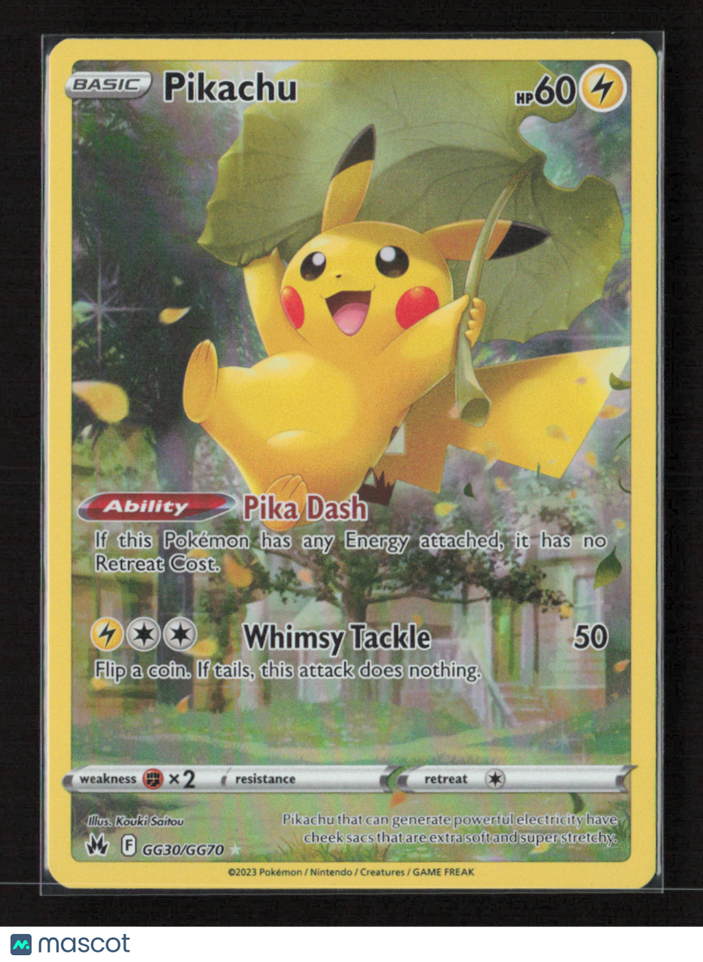 2023 Pokemon Pikachu #GG30/GG70 Ultra Rare