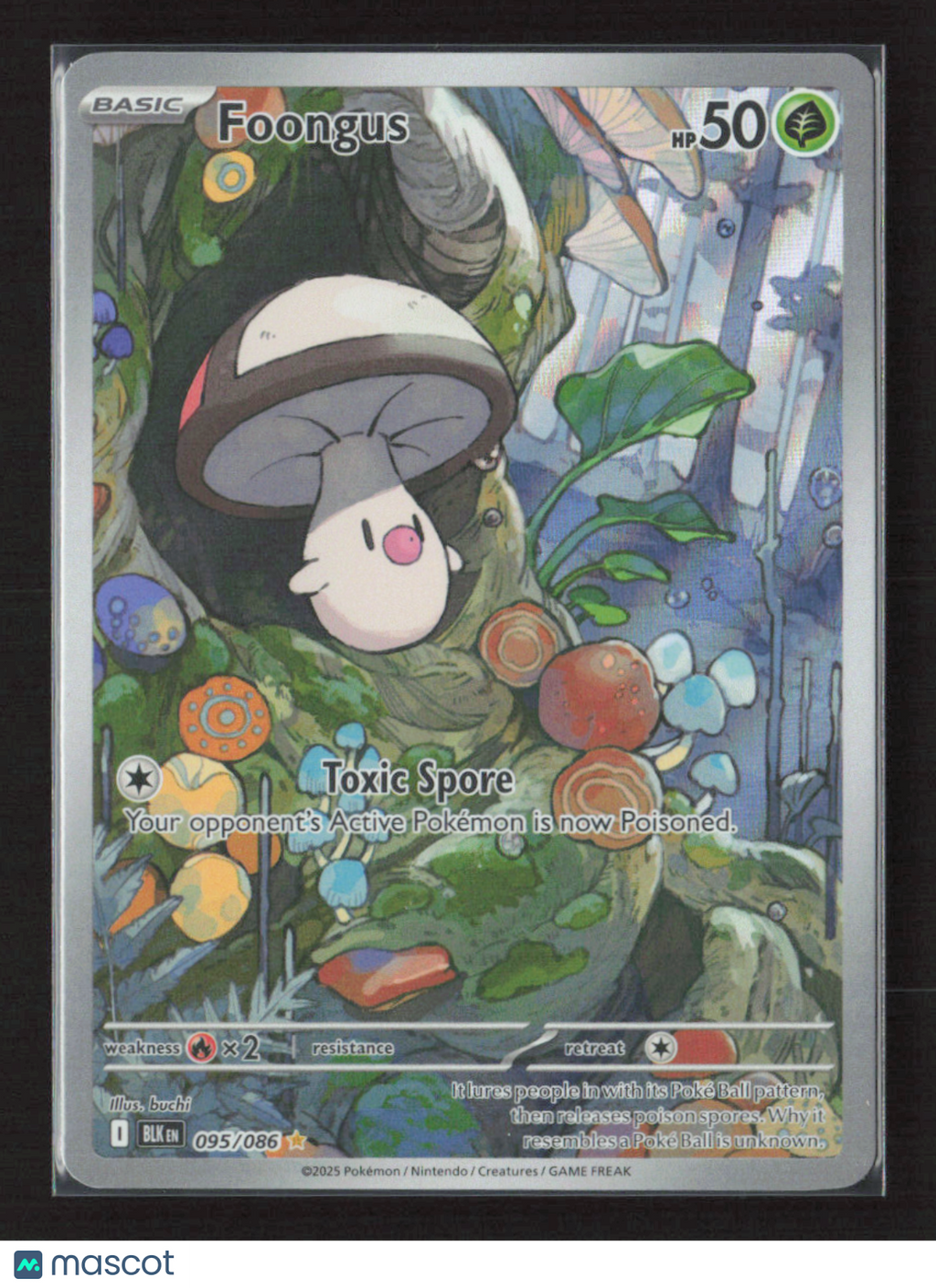2025 Pokemon Foongus - 095/086 #095/086 Illustration Rare