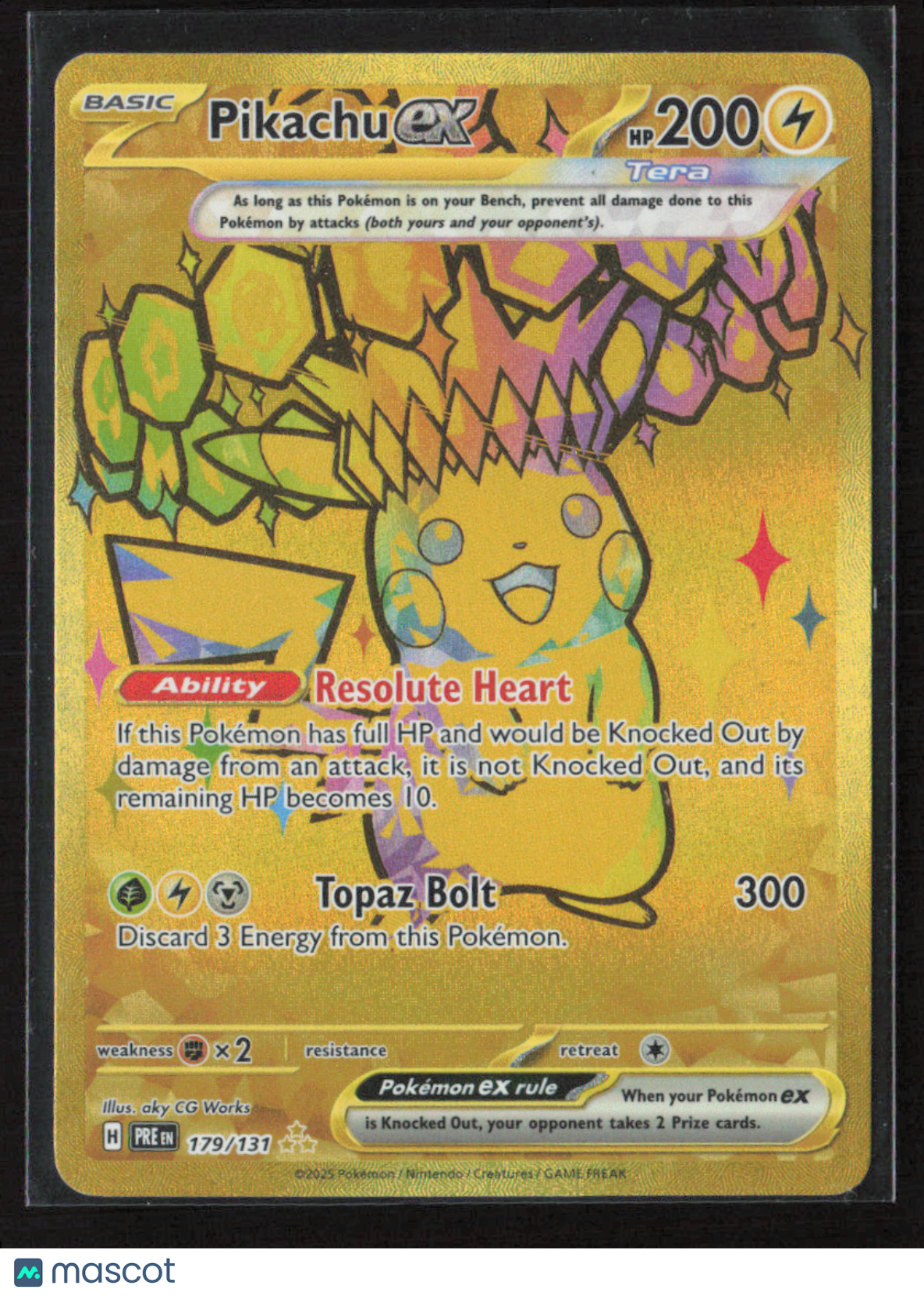 2025 Pokemon Pikachu EX #179/131 HR