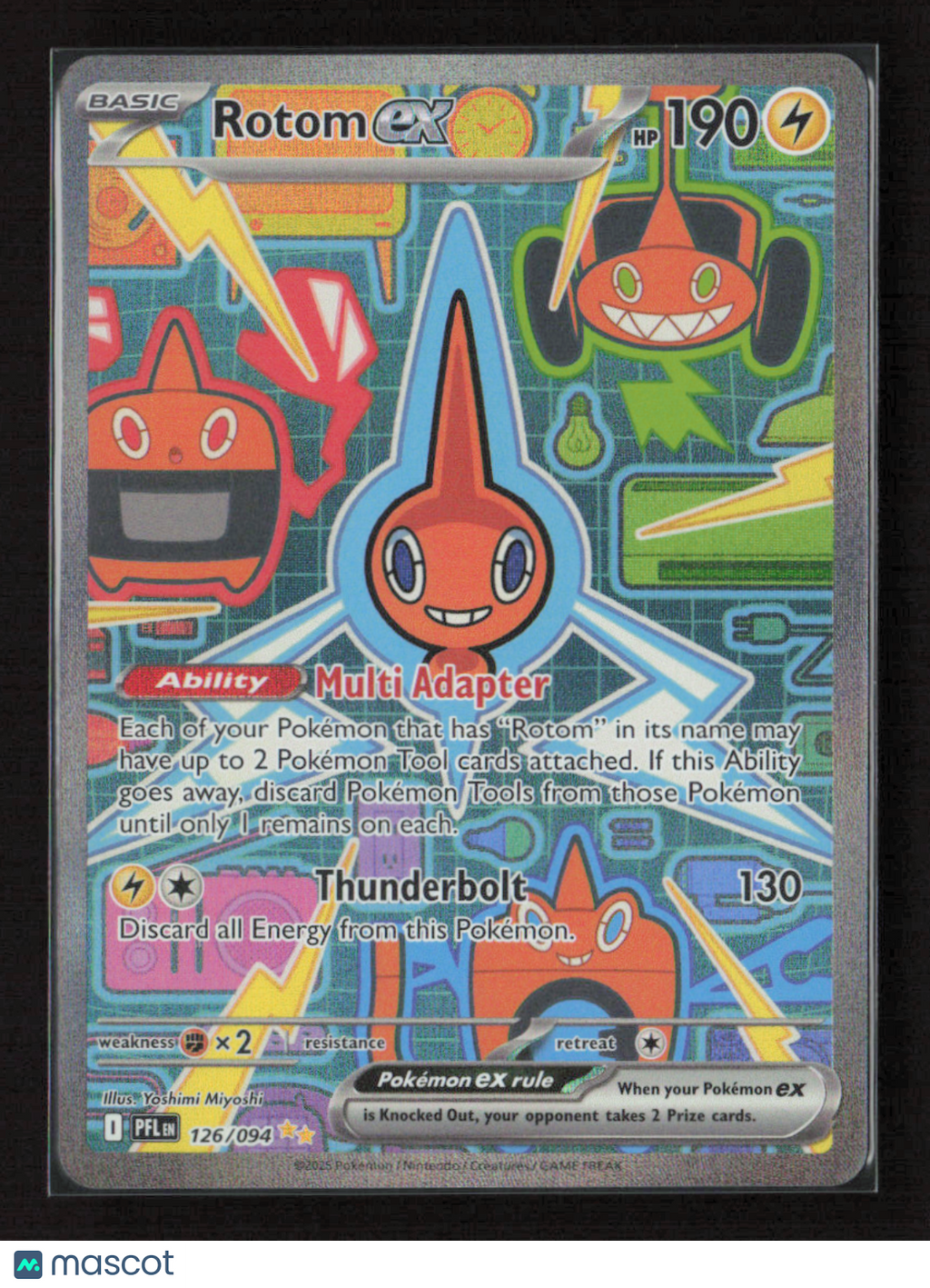 2025 Pokemon Rotom ex - 126/094 #126/094 Special Illustration Rare