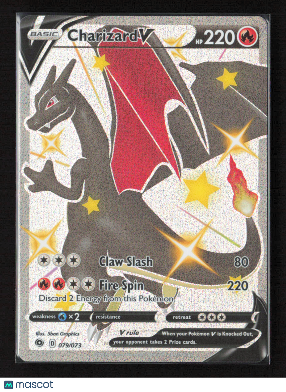 2020 Pokemon Charizard V (Secret) #79/73 Secret Rare