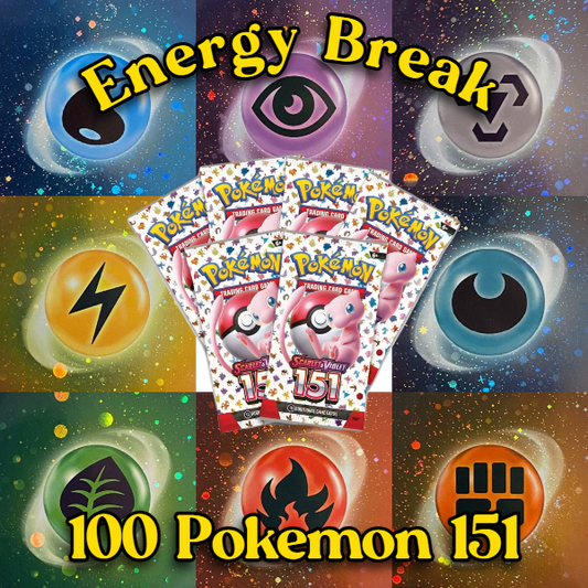 ENERGY BREAK Pokemon TCG: Pokemon 151 (100) Booster Pack (KOTH)