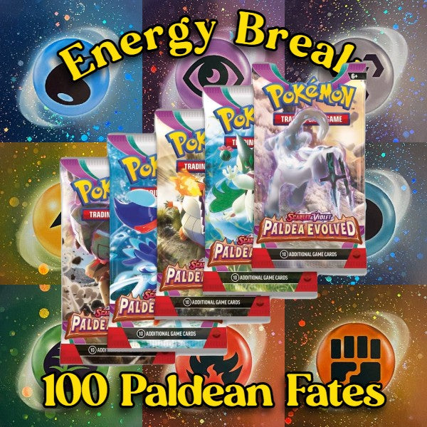 ENERGY BREAK Pokemon TCG: Paldea Evolved 100 Booster Pack (KOTH)