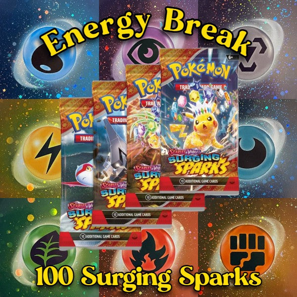 ENERGY BREAK Pokemon TCG: Surging Sparks 144 Booster Pack (KOTH)