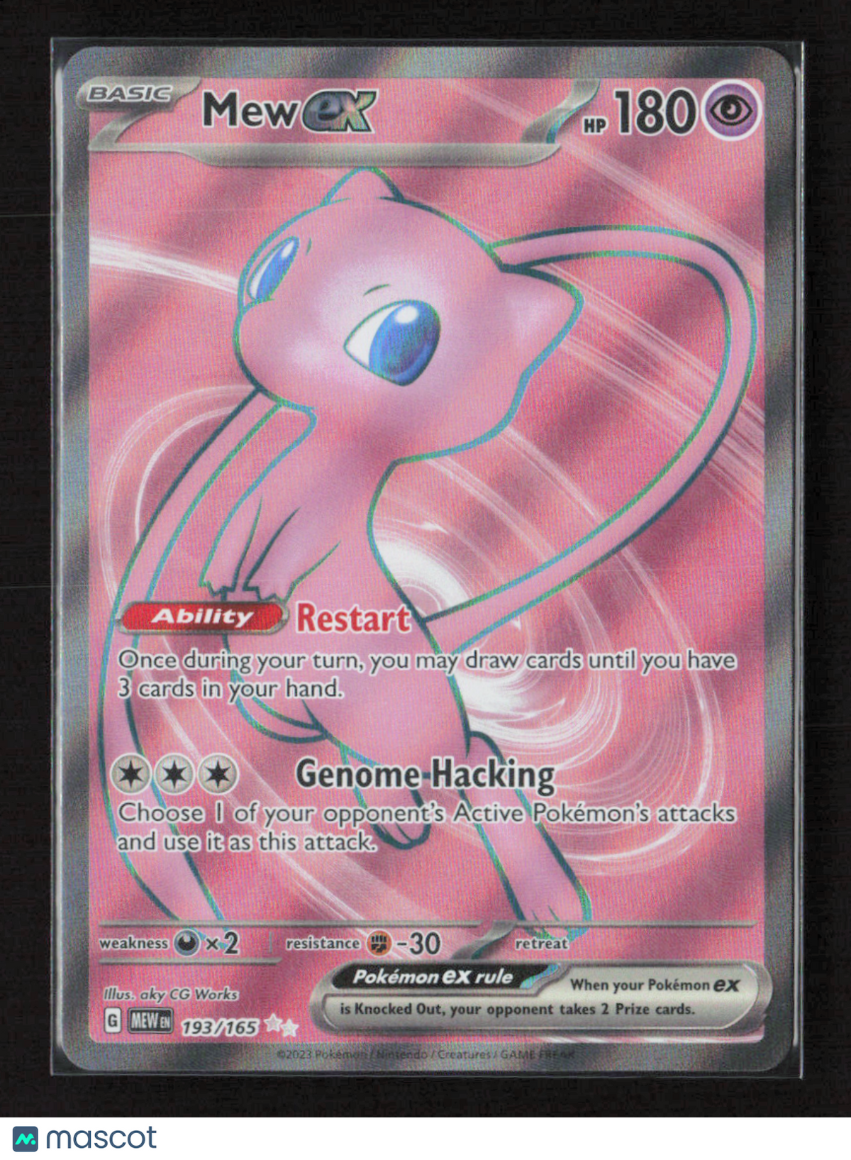 2023 Pokemon Mew ex - 193/165 #193/165 Ultra Rare