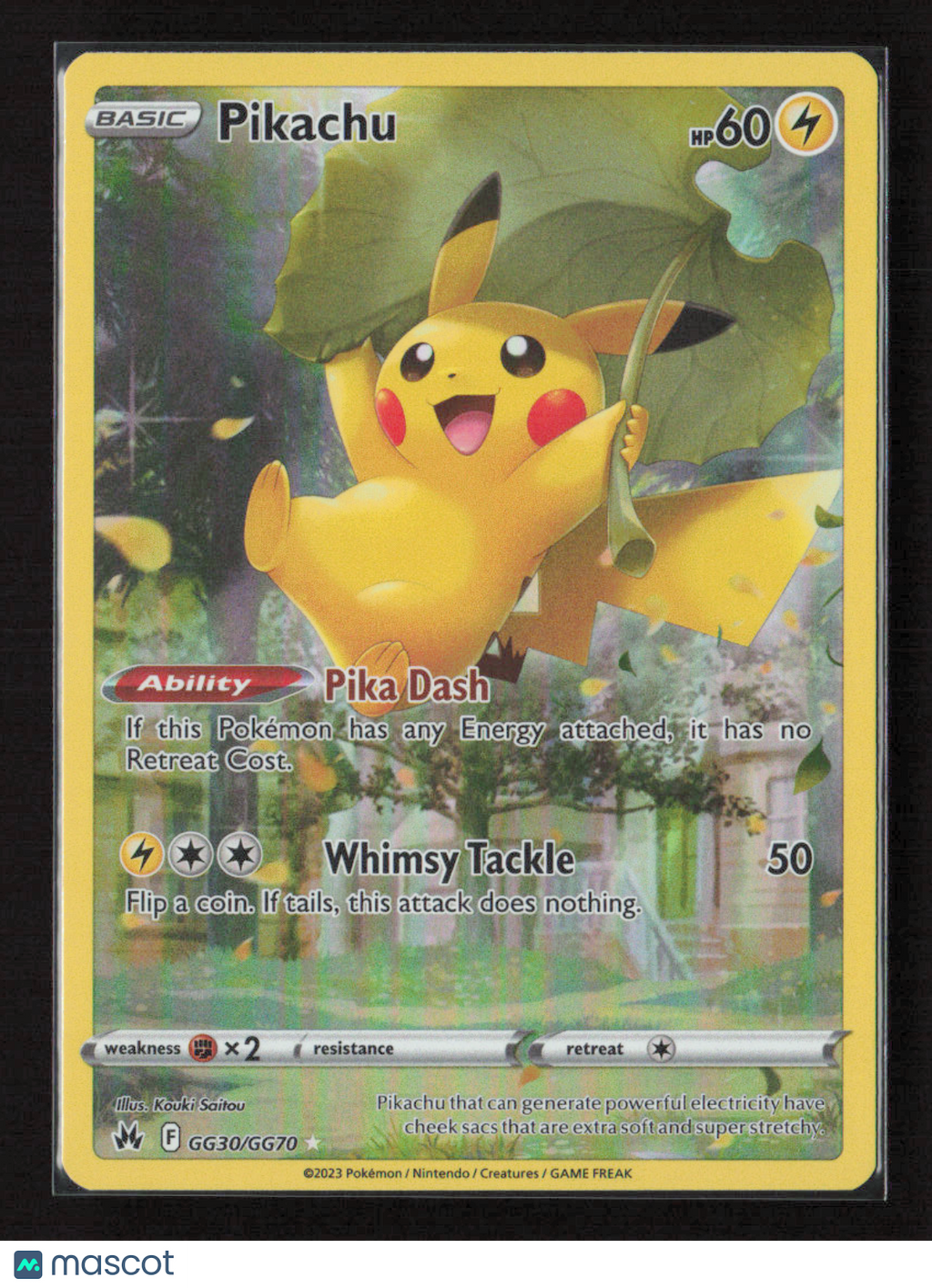 2023 Pokemon Pikachu #GG30/GG70 Ultra Rare
