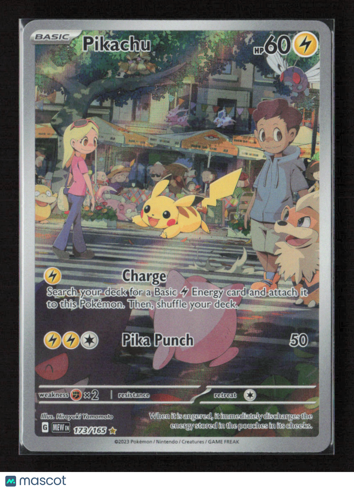 2023 Pokemon Pikachu - 173/165 #173/165 Illustration Rare