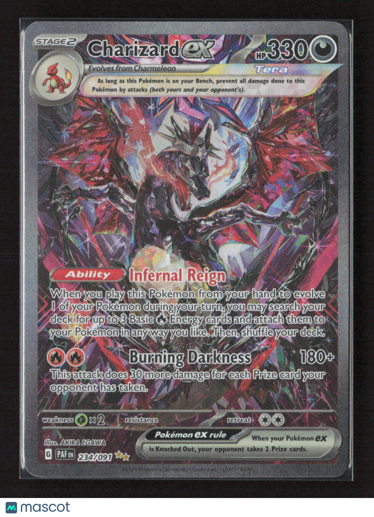 2024 Pokemon Charizard ex - 234/091 #234/091 Special Illustration Rare