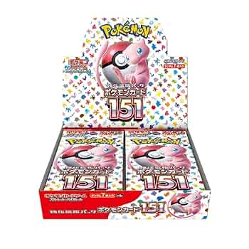 Japanese Pokémon TCG: SV2a Pokémon 151 Booster Box