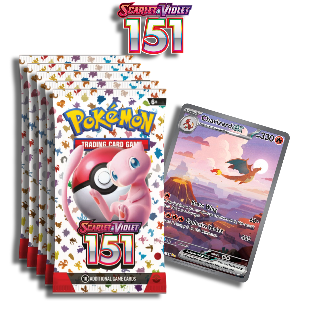 (X5) Pokémon TCG: Pokemon 151 Booster Pack