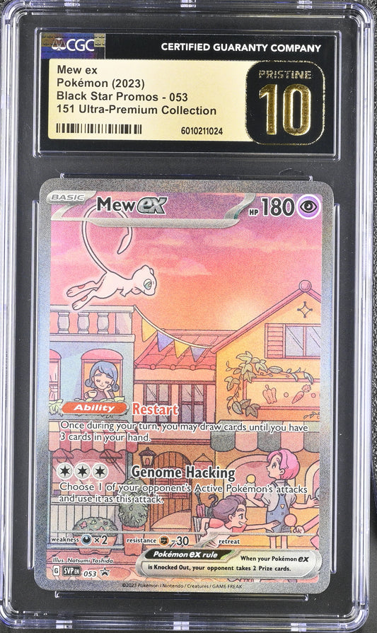 2023 Black Star Promos #053 Mew ex CGC PRI10 (1024)